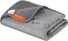 Manta antiderrapante para cães 122 x 61 cm cinzento