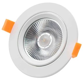 Downlight LED Basculante Redondo - 9W - 400lm / 4000K