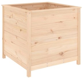 Vaso/floreira de jardim 82,5x82,5x78 cm pinho maciço