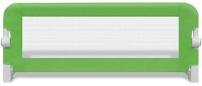 Barra de segurança para cama de criança 2 pcs 102x42 cm verde