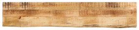 vidaXL Tampo de mesa borda viva 160x40x3,8 cm mangueira áspera maciça