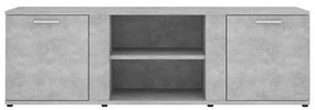 Móvel de TV 120x34x37 cm derivados de madeira cinzento cimento