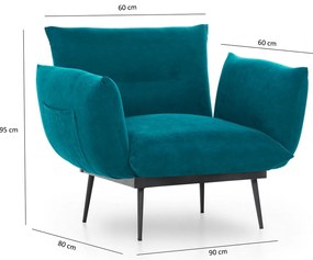 Conjunto de Mobiliário de Sala de Estar Milan – Nogueira e Branco – Di