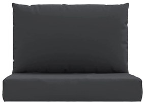 Almofadões para paletes 2 pcs tecido oxford preto
