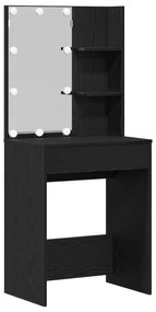 Conjunto de Mesa de Maquilhagem vidaXL com LED de Madeira de Engenhari