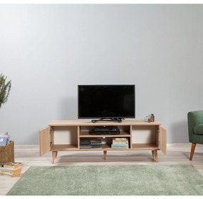 Móvel TV Truva – Carvalho Sonoma – 140 cm x 50 cm x 40 cm
