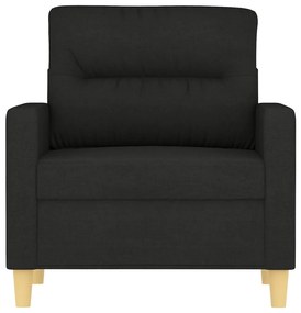 Poltrona 60 cm tecido preto