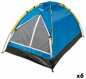 Tenda de Campanha Aktive 2 pessoas 120 x 100 x 200 cm (6 Unidades)