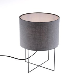Candeeiro de mesa moderno cinzento - Hina Moderno