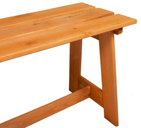 Banco de Exterior vidaXL Acácia 119x35x47 cm Madeira Sólida de Pinho