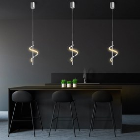 Chandelier Likma – Chrome – 16x50-100x16 cm
