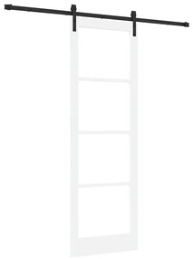 Porta Deslizante vidaXL com Conjunto de Ferragens 'ORKDAL'Branca 78x23
