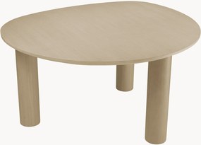 Mesa de jantar orgânica em madeira de mindi Lombardo, 150 x 135 cm