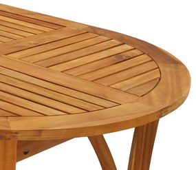 Mesa de jardim 150x90x75 cm madeira de acácia maciça