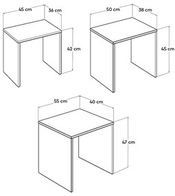 Mesa de Centro "Shp-103-Pp-1" - Design Moderno - Branco