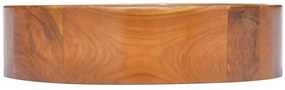 Lavatório Φ40x10 cm madeira de teca maciça