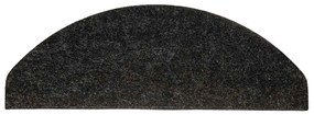 Tapetes de escada adesivos 30 pcs 65x22,5x3,5 cm antracite
