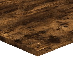Prateleiras de parede 4pcs derivados de madeira carvalho fumado
