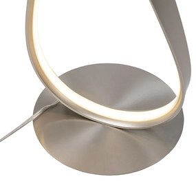 Candeeiro de pé moderno em aço com LED e dimmer - Belinda Moderno