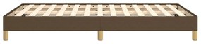 Estrutura de cama sem colchão 120x190cm castanho escuro