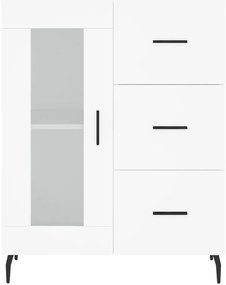 Armário alto 69,5x34x180 cm derivados de madeira branco