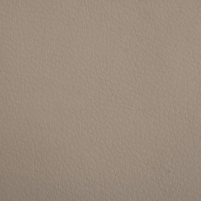 Cama para cães 70x45x30 cm couro artificial cappuccino