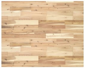 vidaXL Tampo de secretária 100x80x4 cm acácia maciça não tratada