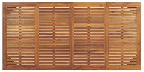 Mesa jardim c/ pernas estilo grampo 180x90x75 cm acácia maciça