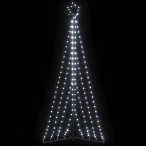 vidaXL LED Árvore de Natal 339 LEDs Branco Frio 182 cm