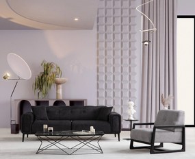 Cadeirão Athena – Cinzento Claro – 67x80x77 cm