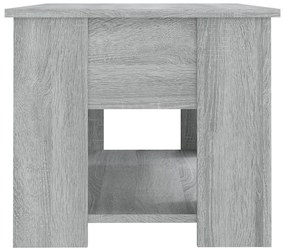 Mesa de centro 79x49x41cm derivados de madeira cinzento sonoma
