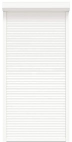 Persiana de enrolar em alumínio 100x210 cm branco
