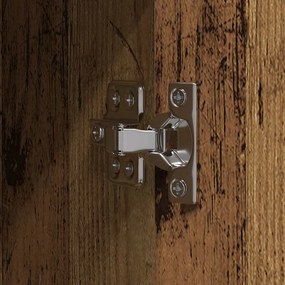 Highboard em Madeira Velha 60 x 32 x 153 cm - feito de madeira engenhe