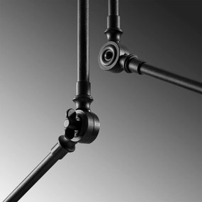 Candeeiro de Teto Beybisi – Preto – 93 x 93 cm