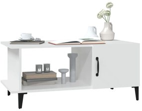 Mesa de centro 90x50x40 cm madeira processada branco