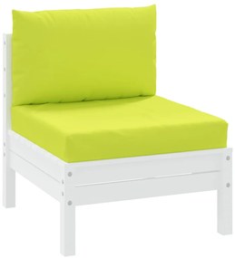 Almofadões p/ móveis paletes 2pcs tecido oxford verde brilhante
