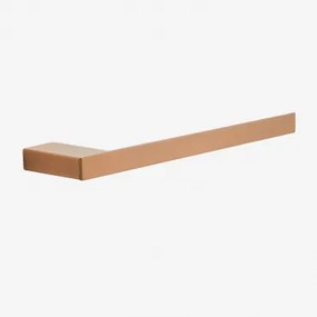 Toalheiro De Parede Com Barra 30 Cm Para Casa De Banho Em Aço Inoxidável Olvam Ouro Rosa Escovado - Sklum
