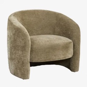 Poltrona Gombren Chenille Verde Sálvia - Sklum