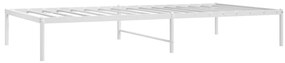 Estrutura de cama 100x200 cm metal branco