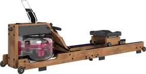 SPORTNOW Remo de água para casa madeira de seringueira dobrável com APP Bluetooth trilhos duplos de alumínio ecrã LCD até 158 kg | Aosom Portugal