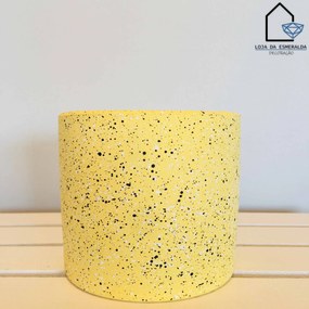 Vaso Sand Amarelo | 11x11x10 CM