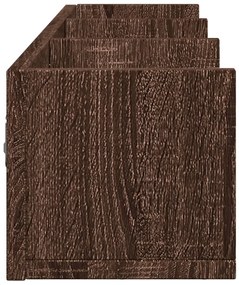 Armários de parede 2 pcs derivados de madeira carvalho castanho