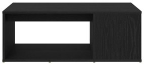 Mesa de Centro Carvalho Preto 90x67x33 cm Madeira de Engenharia