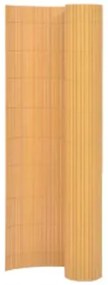 vidaXL Cerca de jardim dupla face 110x500 cm amarelo