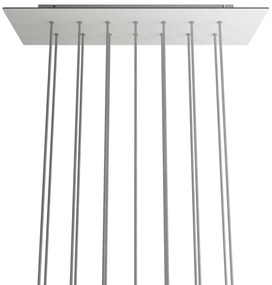 Kit de rosácea de teto retangular Rose-One XXL de 14 furos, 675 x 225 mm