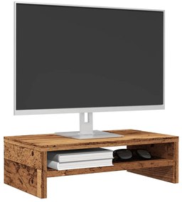 Suporte para monitor 42x24x13cm deriv. de madeira madeira velha