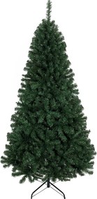 Árvore de Natal Artificial 200 cm com 1000 Ramos, Base Dobrável, Design por Secções e Montagem Fácil, Verde