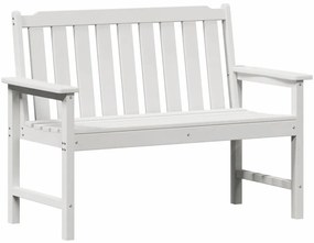 Banco de Jardim Branco 120 cm HDPE