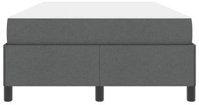 Cama Box Cinza escuro, Preto 120 x 190 cm