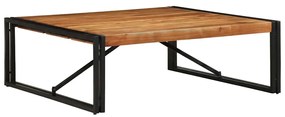 Mesa de centro 100x100x35 cm madeira de acácia maciça